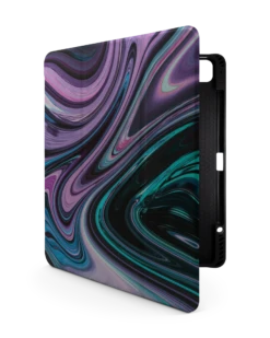 Digital Swirl IPad Case With Pencil Holder Apple IPad Pro (12.9" - 6th Generation), Apple IPad Pro (12.9" - 5th Generation), Apple IPad Pro (12.9" - 4th Generation)
