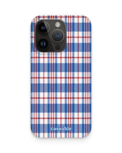 Plaid Market Bag Hard Shell Phone Case Apple IPhone 14 Pro